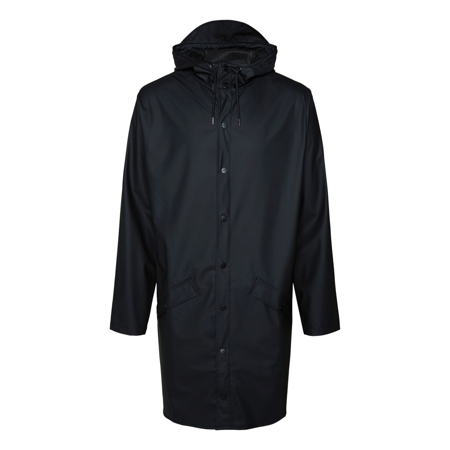 Rains Unisex Long Jacket Black