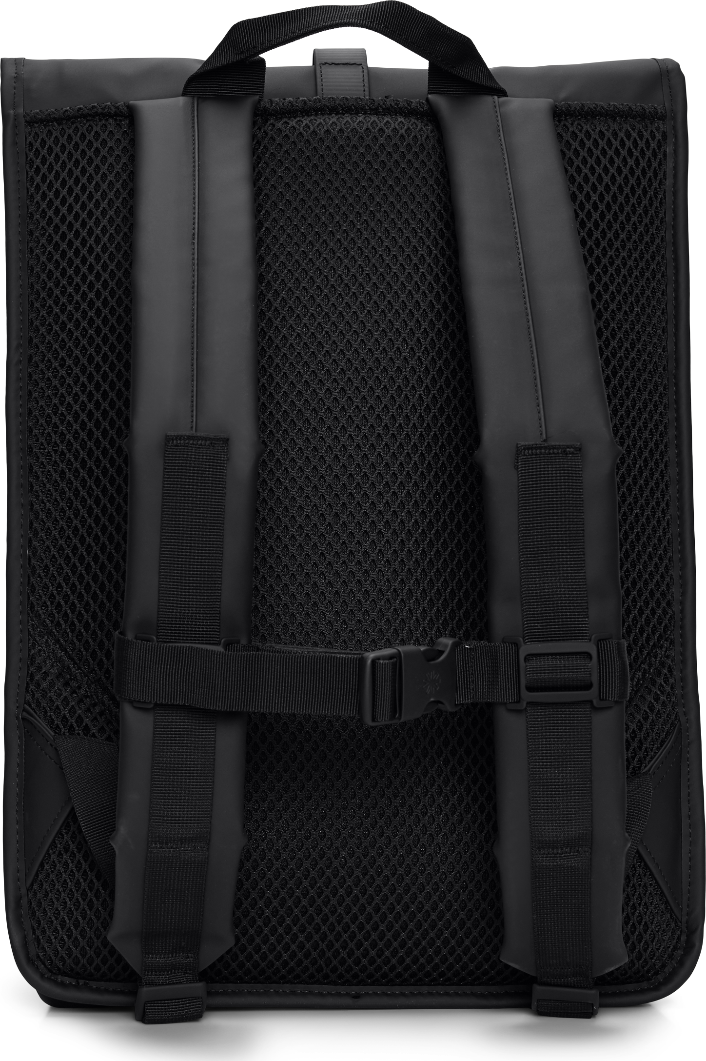 NWT Rains Unisex Rolltop Rucksack W3 Backpack - Minimal Urban Carry So Sleek Rolltop Rucksack Mini W3 – Jetset Gear main image 4