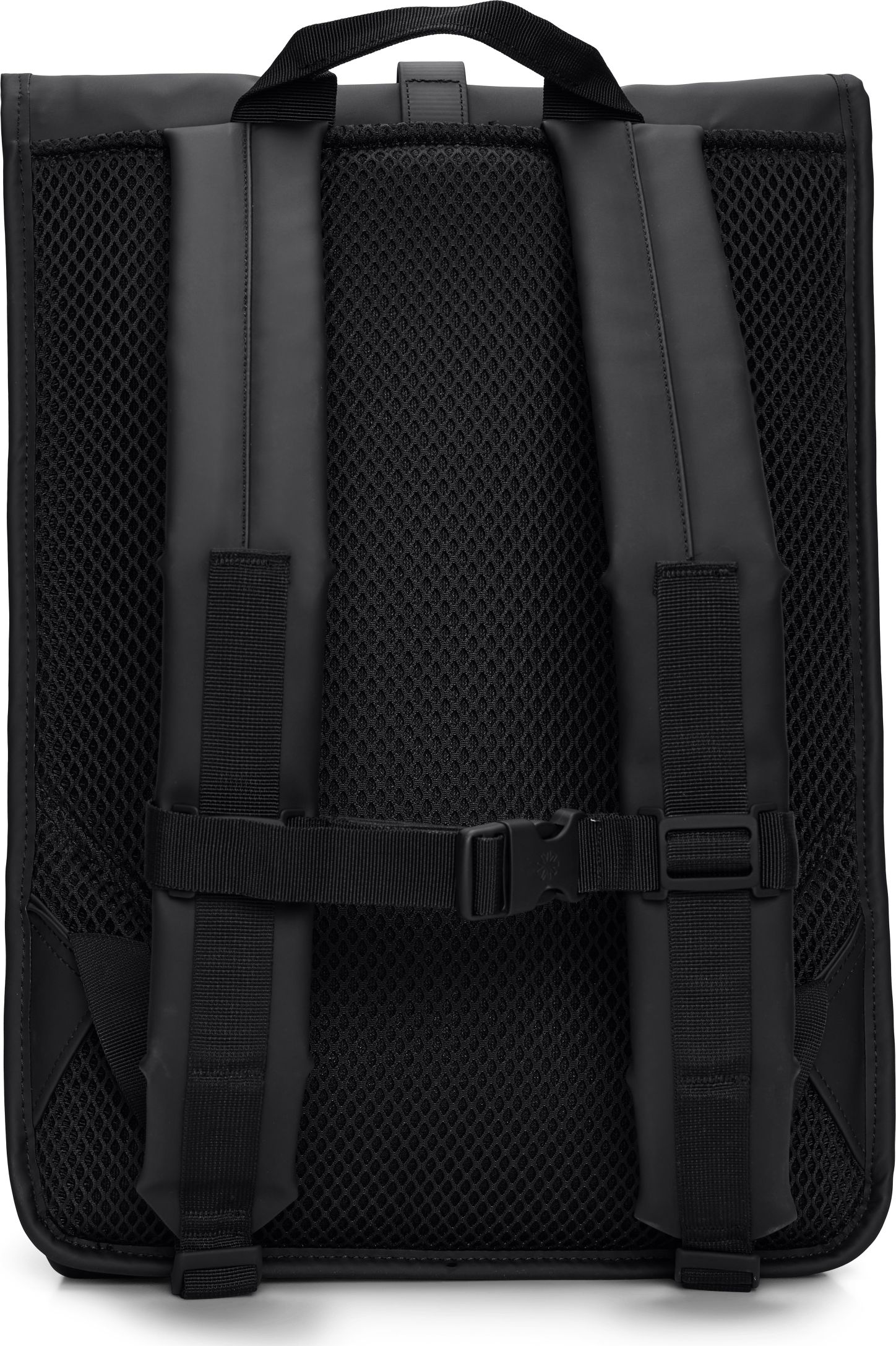 RAINS Black Waterproof Backpack Rolltop Rucksack W3‎ Laptop Travel Rains® Rolltop Rucksack Large in Black for €139 | 2-Year  main image 2