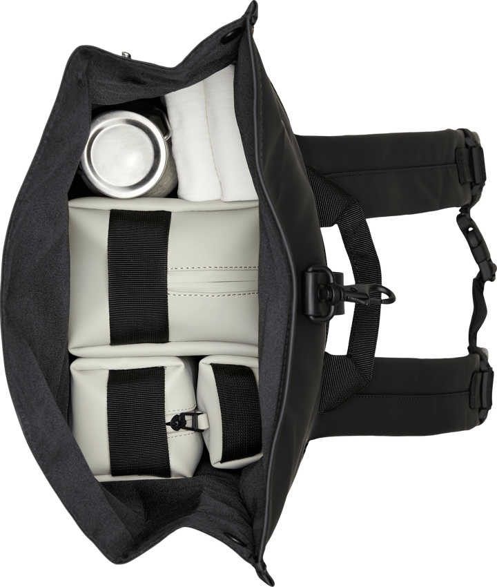 Rains Rolltop Rucksack W3 Black Rains