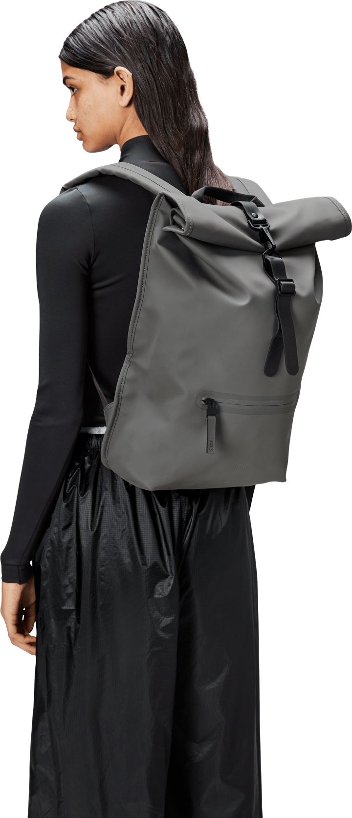 Rolltop Rucksack W3 Grey Rains