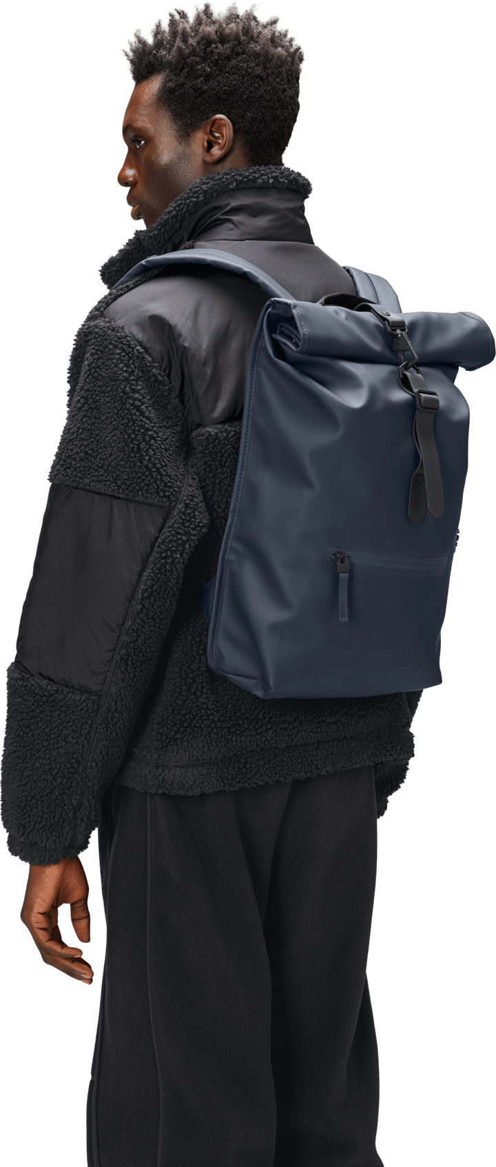 Rains Rolltop Rucksack W3 Navy Rains