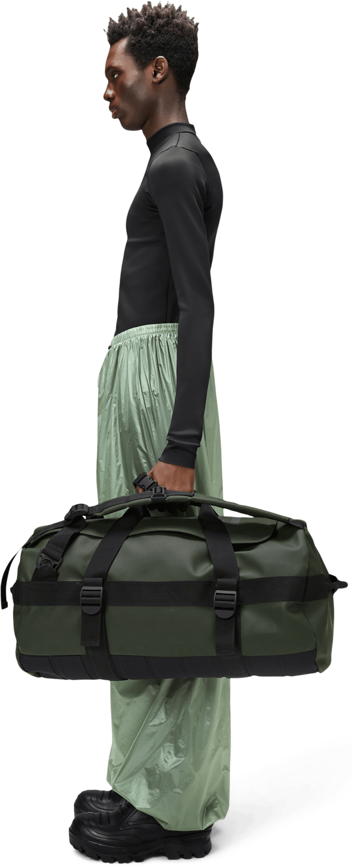 Rains Texel Duffel Bag W3 Green Rains