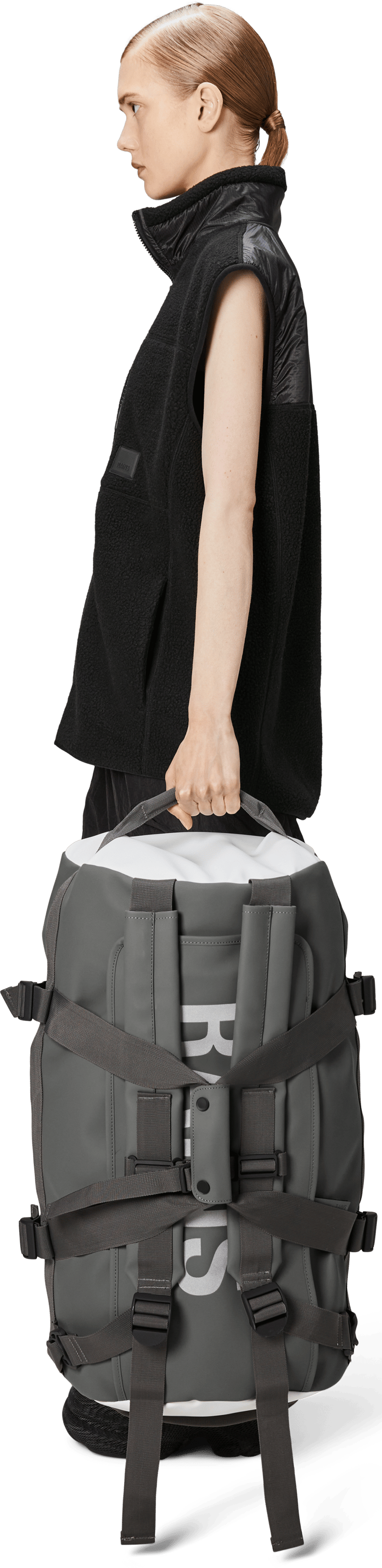 Rains Texel Duffel Bag W3 Grey Mix Rains Rains Texel Duffel Bag W3 Grey Mix Rains