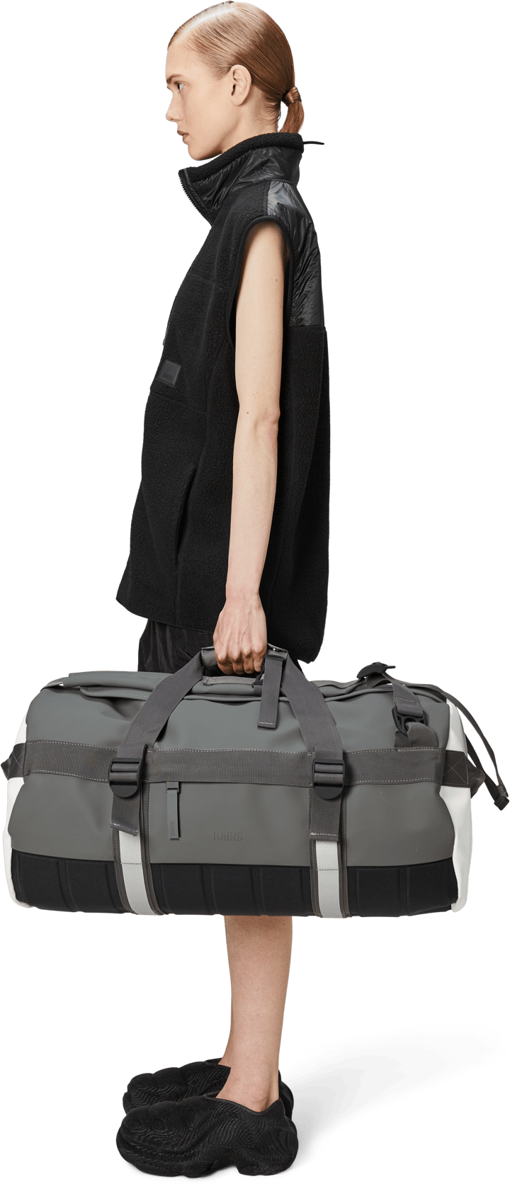 Rains Texel Duffel Bag W3 Grey Mix Rains Rains Texel Duffel Bag W3 Grey Mix Rains
