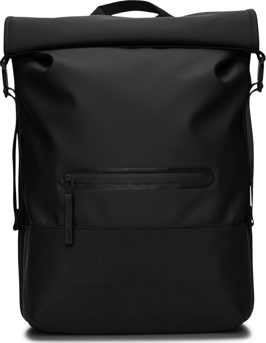 Rains Trail Rolltop Backpack Black