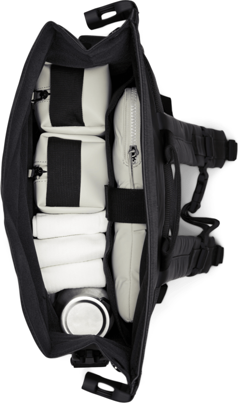 Rains Trail Rolltop Backpack Black Rains