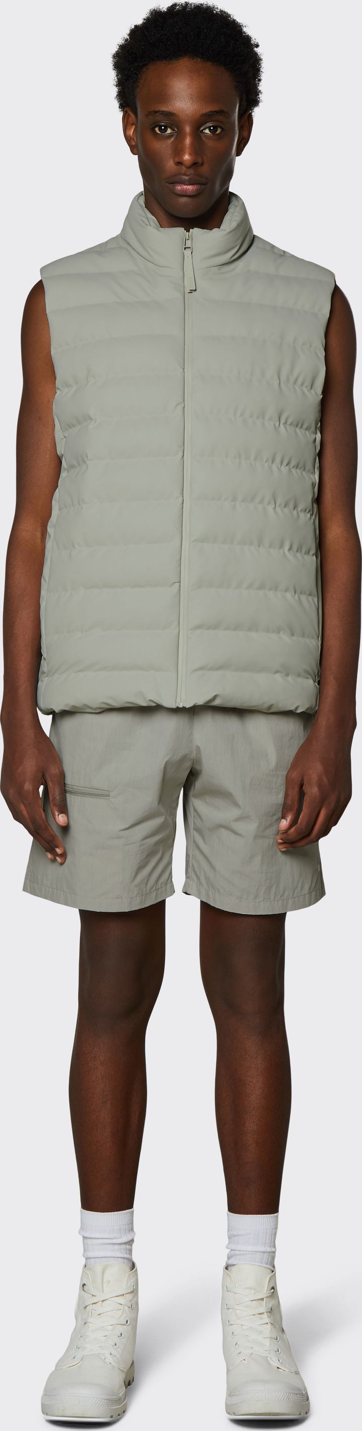 Rains Trekker Vest Cement Rains