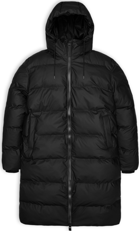 Unisex Alta Long Puffer Jacket Black