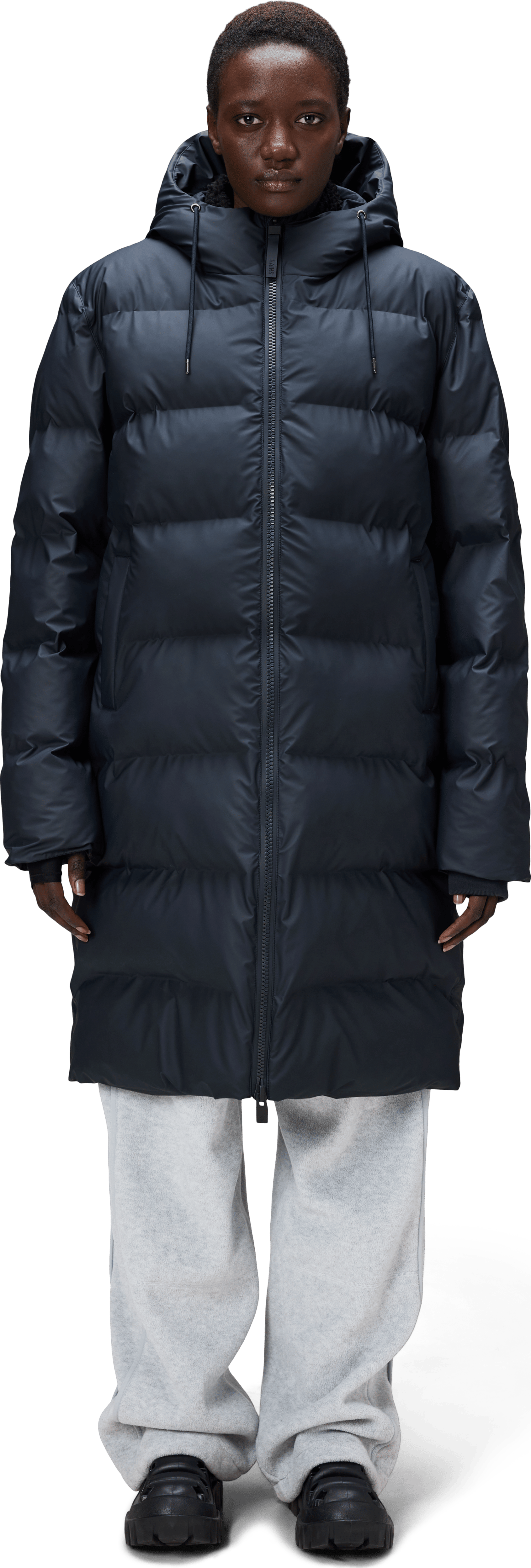 ダウンジャケット・コート RAINS ALTA PUFFER JACKET (51652) Rains ALTA UNISEX - Kurtka zimowa/czarny - Zalando.pl