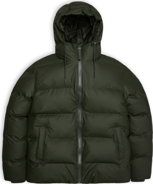 Rains Unisex Alta Puffer Jacket Green Rains
