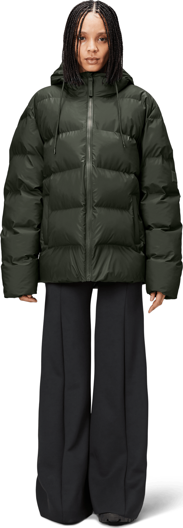 Rains Unisex Alta Puffer Jacket Green Rains