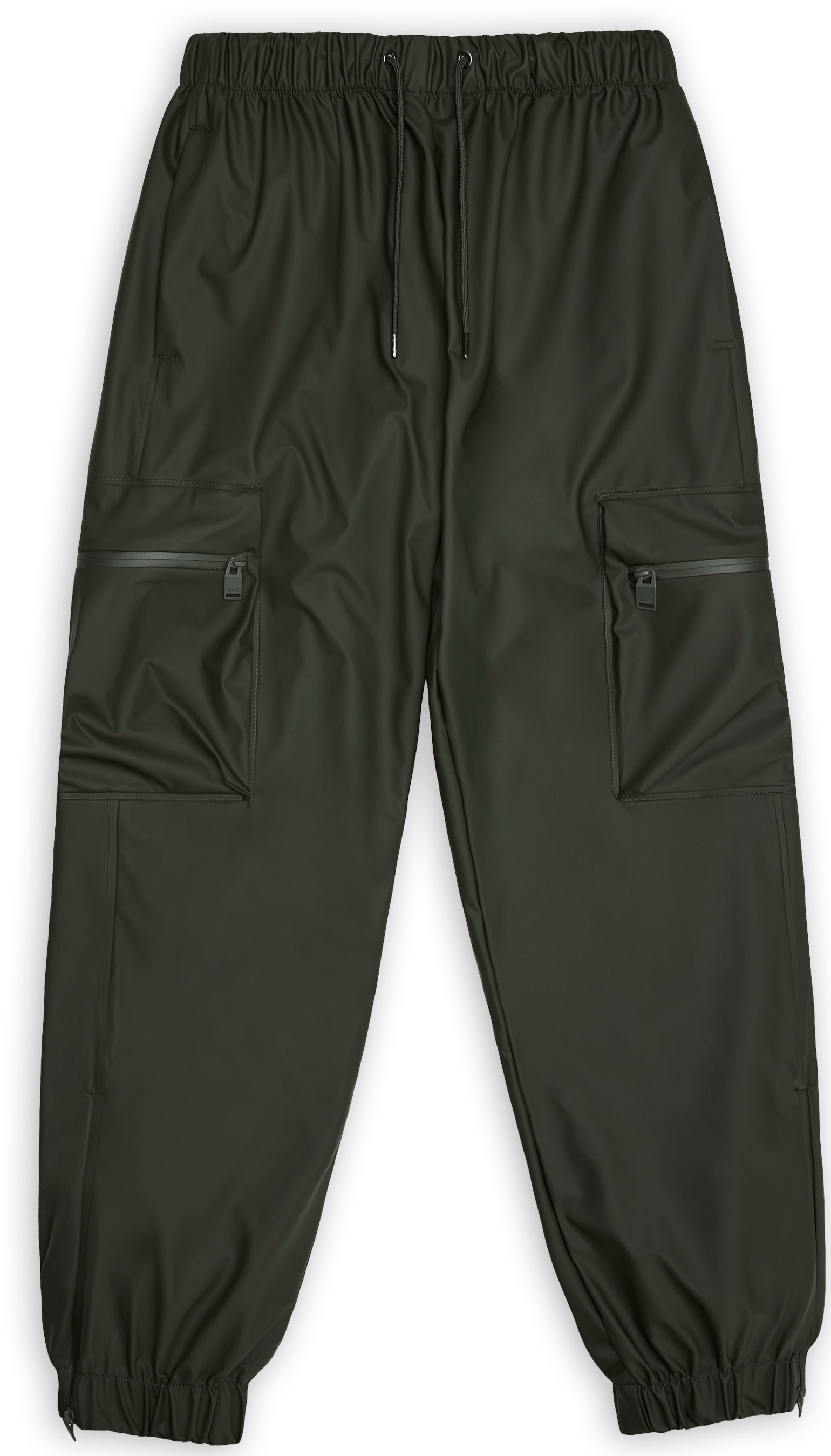 Rains Unisex Cargo Rain Pants Regular W3 Green