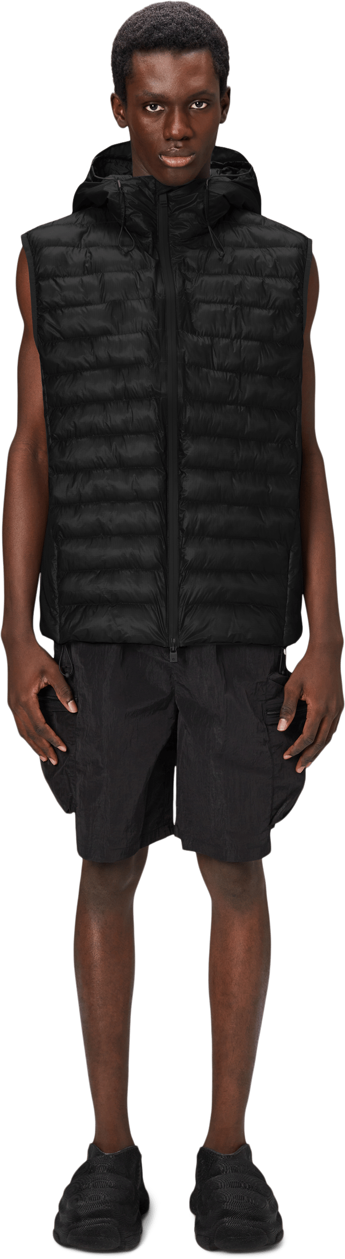 Rains Unisex Kaunas Vest W1T1 Black Rains