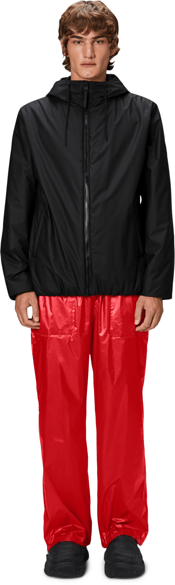 Rains Unisex Lohja Insulated Jacket W3T1 Black Rains
