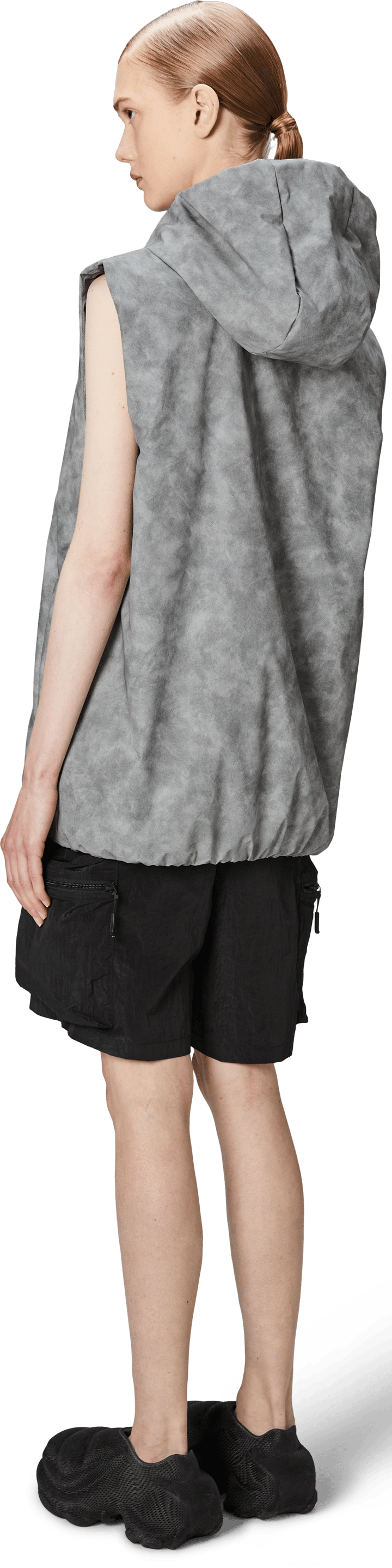 Rains Unisex Lohja Vest W3T1 Distressed Grey Rains