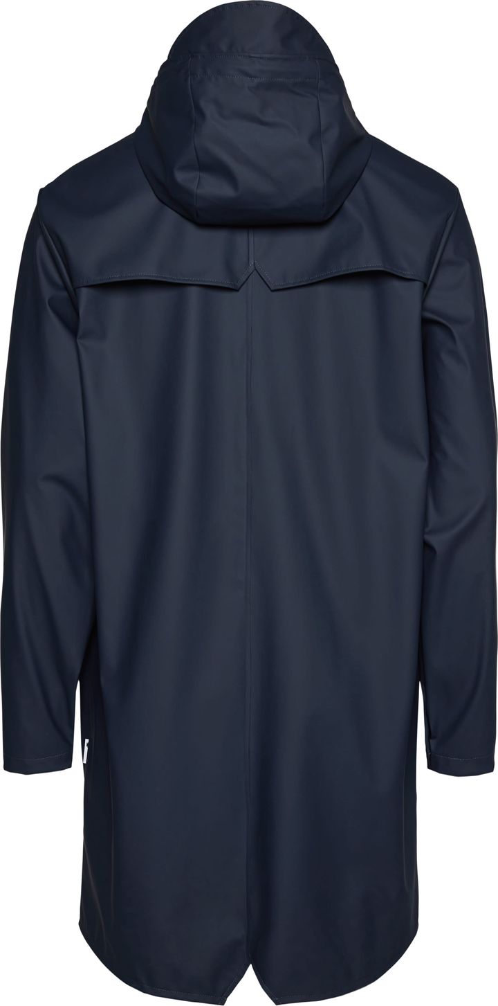 Rains Unisex Long Jacket Navy Rains