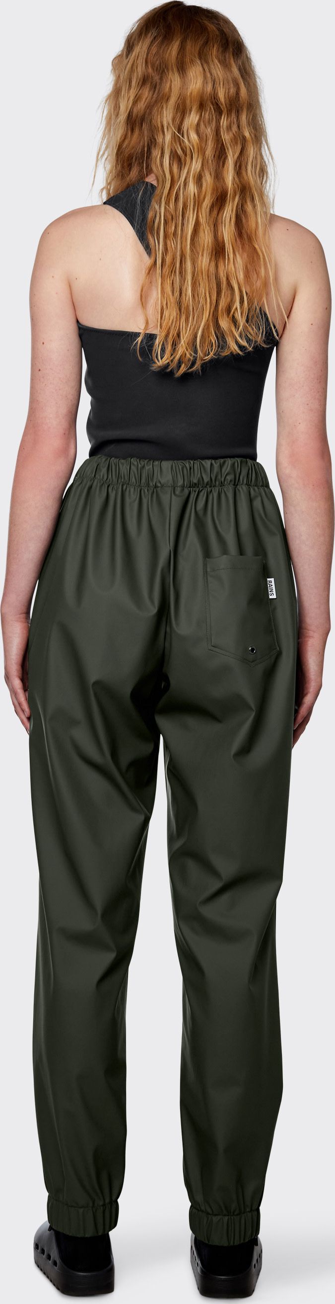 Rains Unisex Pants Regular Green Rains