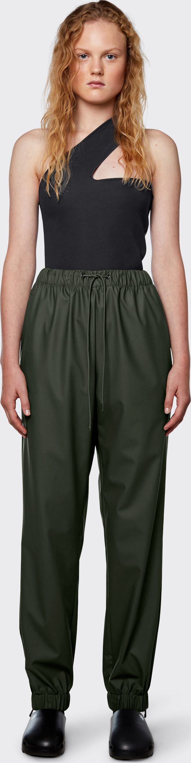 Rains Unisex Pants Regular Green Rains