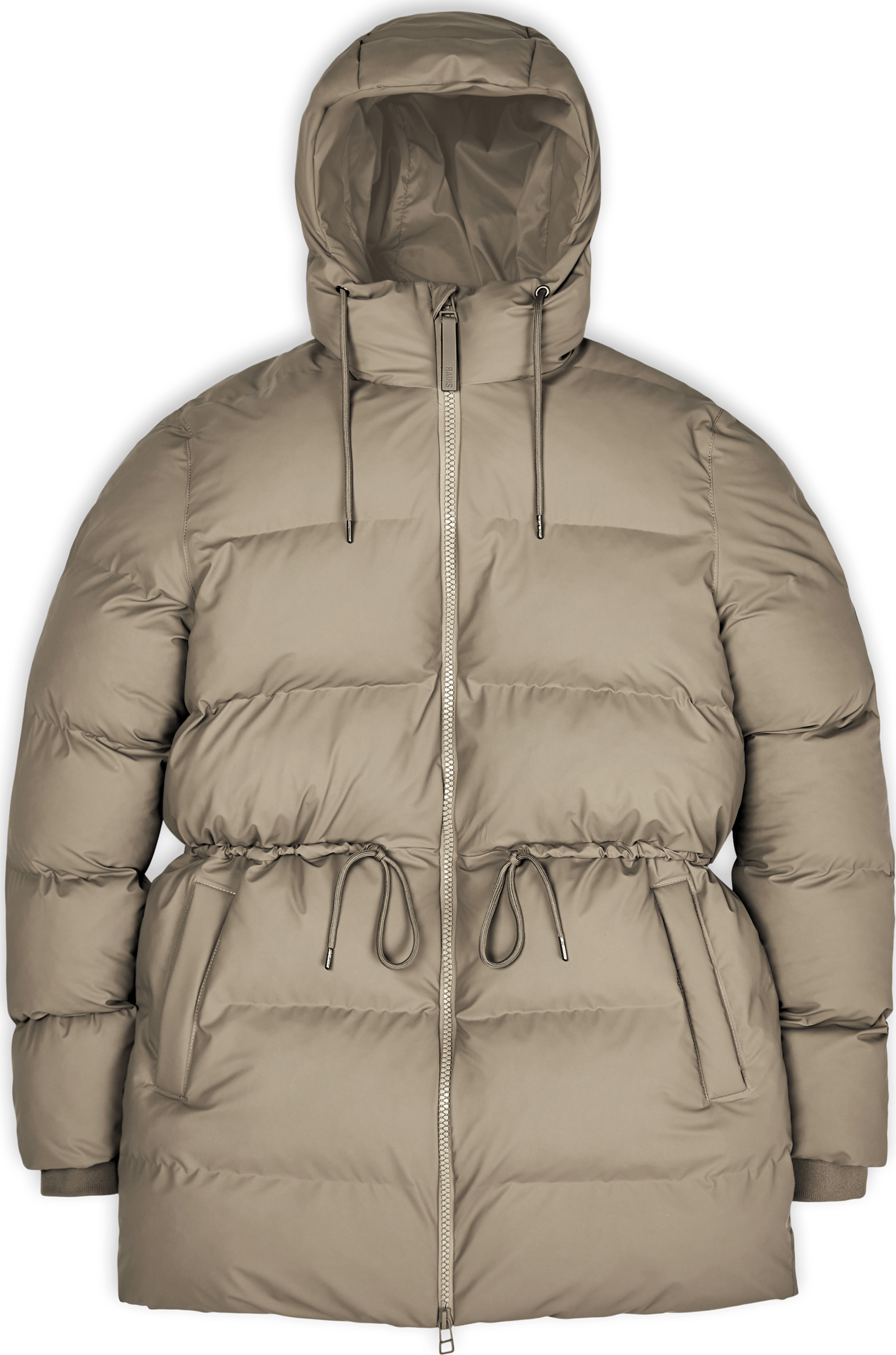 Women's Puffer Jacket Taupe