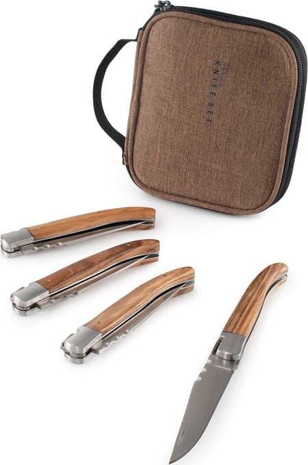 GSI Outdoors Rakau Folding Steak Knife Set No Color GSI Outdoors GSI Outdoors Rakau Folding Steak Knife Set No Color GSI Outdoors