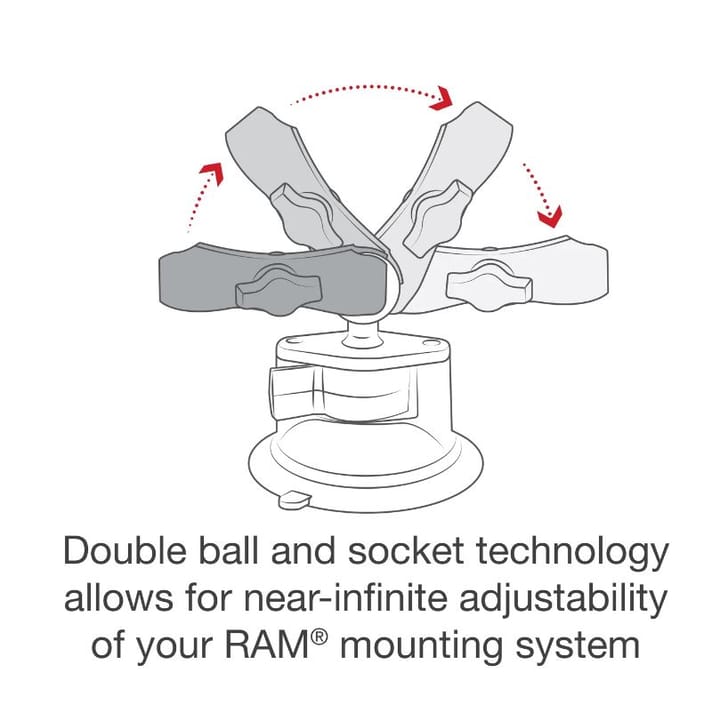RAM Mounts Ram Mounts Suction Mount Ram X-Grip Mobilholder Med Sugekoppfeste RAM Mounts RAM Mounts Ram Mounts Suction Mount Ram X-Grip Mobilholder Med Sugekoppfeste RAM Mounts