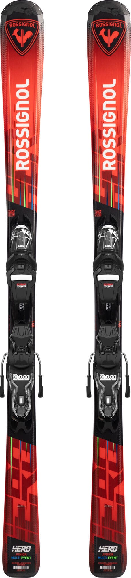 Rossignol Kids' On Piste Skis Hero JR 130-150 + Xpress JR Red/Black Rossignol