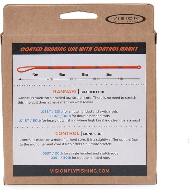 Vision Vision Rannari Running Line .023"/12lb Ultratynn Coated Skyteline Vision