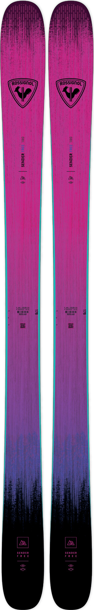 Rossignol Sender Free 100 Skis Open