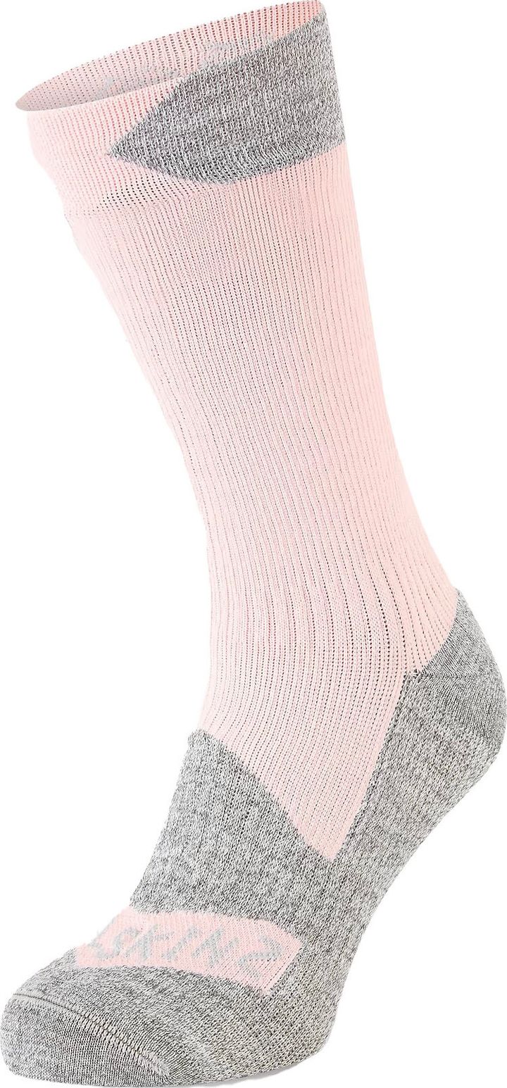 Sealskinz Raynham Waterproof All Weather Mid Length Sock Pink Sealskinz