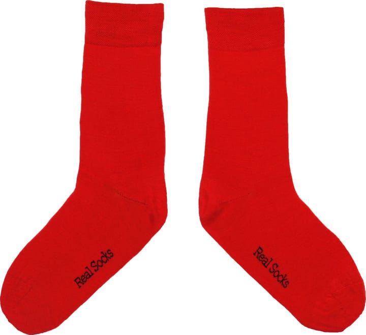 Real Socks Burning Chilli Basic Red Real Socks Real Socks Burning Chilli Basic Red Real Socks