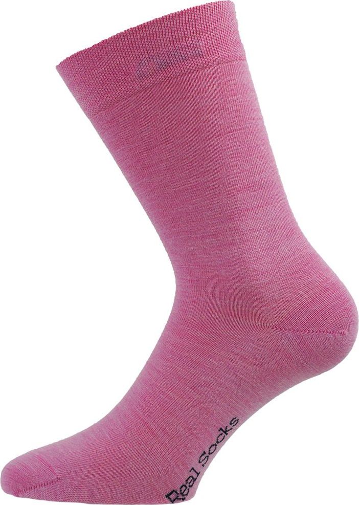 Real Socks Disco Bubbelgum Basic Pink 40-43, Basic Pink