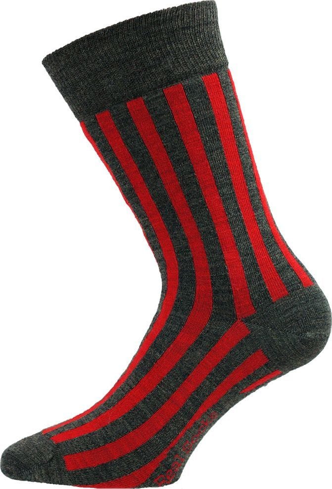 Lava Flow Red/Grey Real Socks