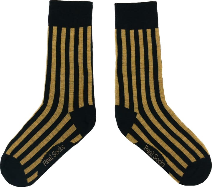 Lightning Strike Yellow/Black Real Socks