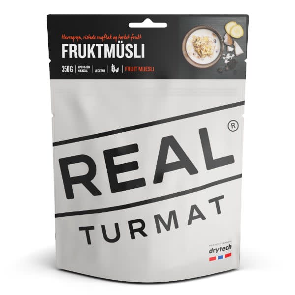 Real Turmat Fruit Muesli 350 Gr Orange Real Turmat