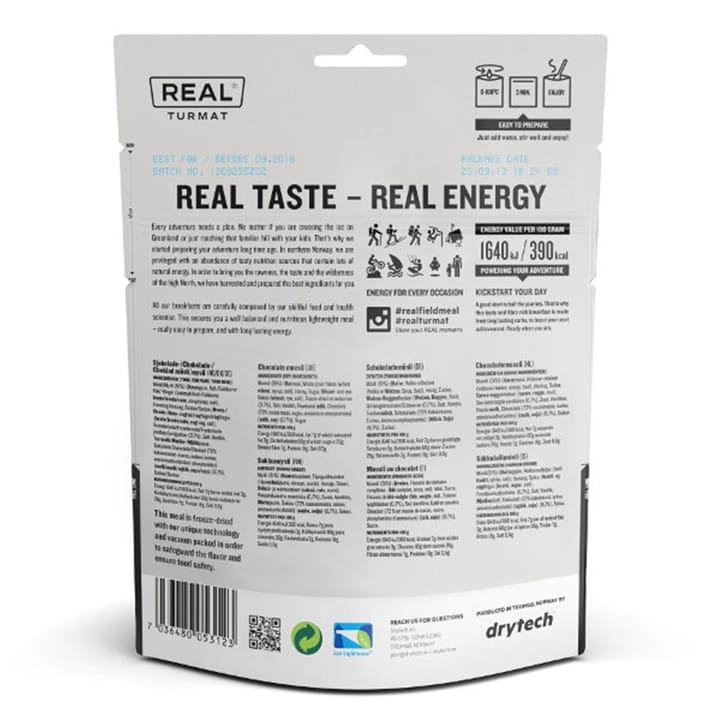 Real Turmat Sjokolademüsli 350g Real Turmat