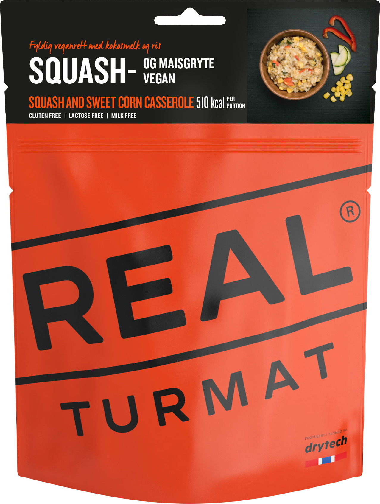 Real Turmat Squash And Corncasserole Nocolour Friluftsmat 460 gram