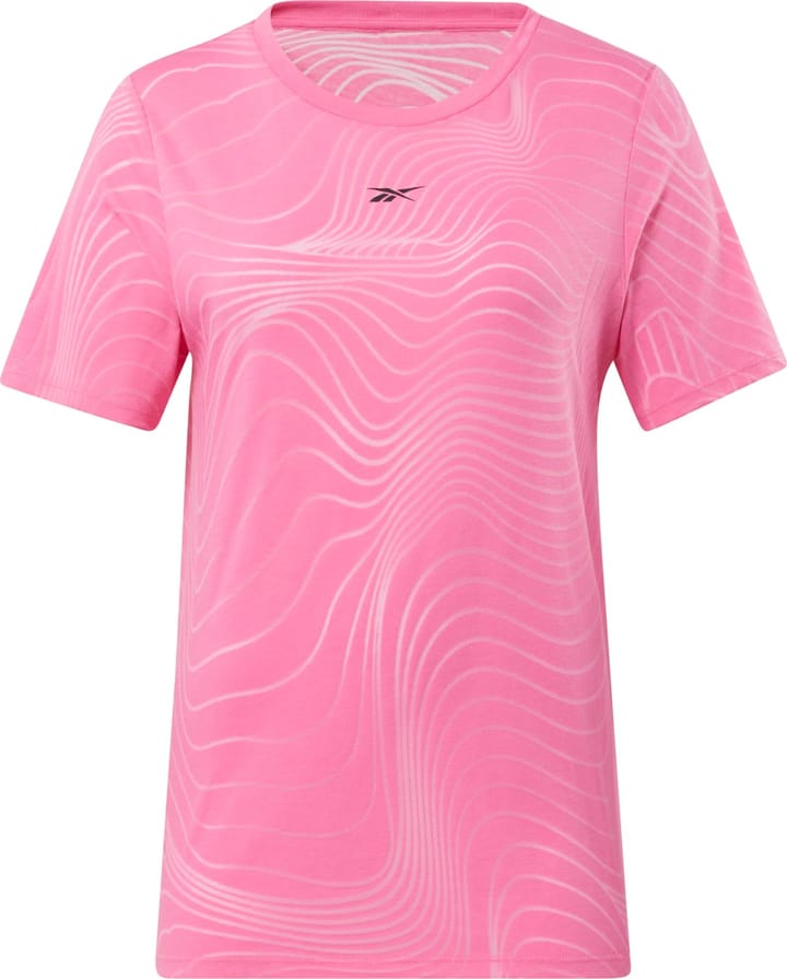 Reebok Women's Burnout T-Shirt True Pink Reebok