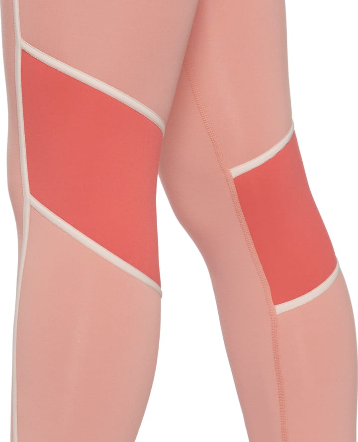 Reebok Women's Lux High-Waisted Colorblock Tights Cancor Reebok