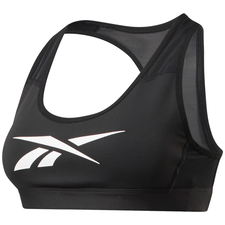 Reebok Women's Lux Racer Vector Sports Bra Black Reebok