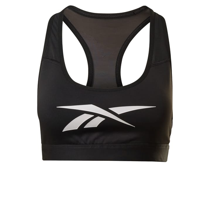 Reebok Women's Lux Racer Vector Sports Bra Black Reebok