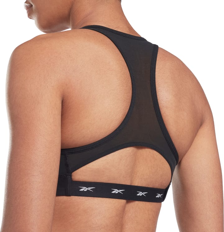 Women's Lux Vector Racer Bra Black Reebok