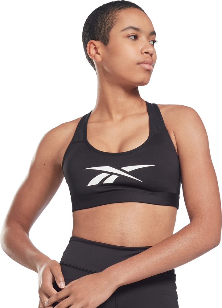 Reebok Women's Lux Vector Racer Bra Black Reebok