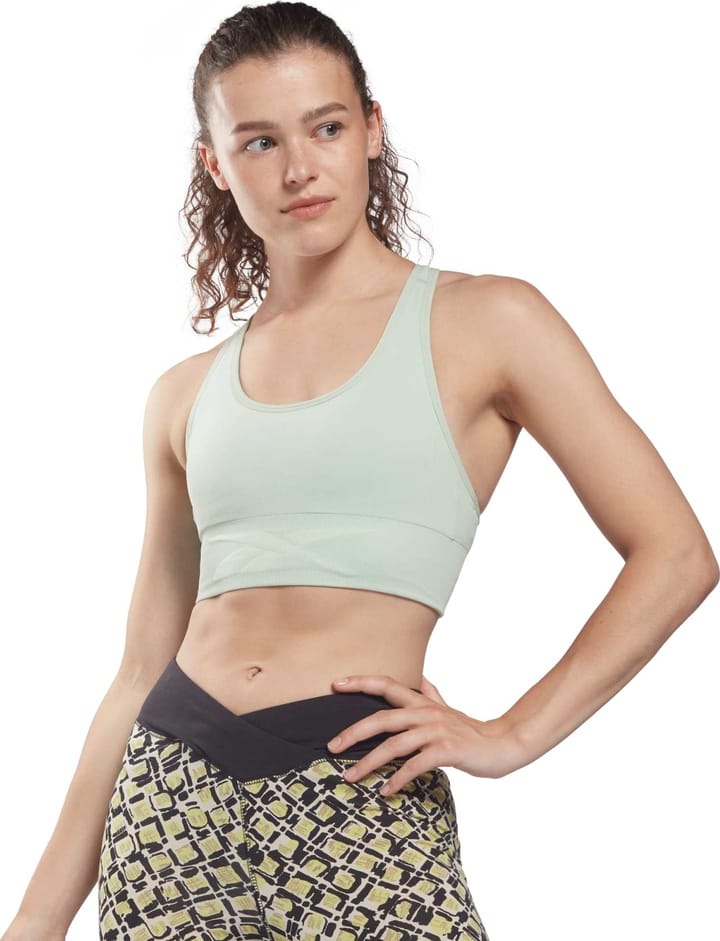 Reebok Women's Workout Ready Seamless Sports Bra Lgtsag Reebok Reebok Women's Workout Ready Seamless Sports Bra Lgtsag Reebok