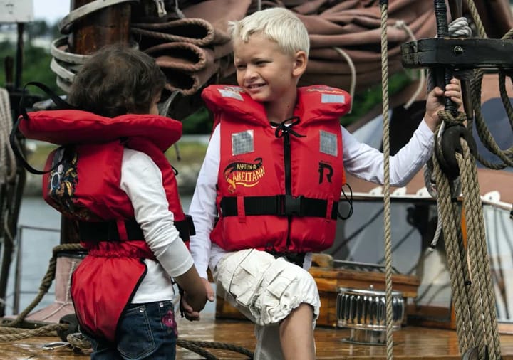 Regatta Redningsvest Kapt.Sabelt 15-30kg rød Regatta