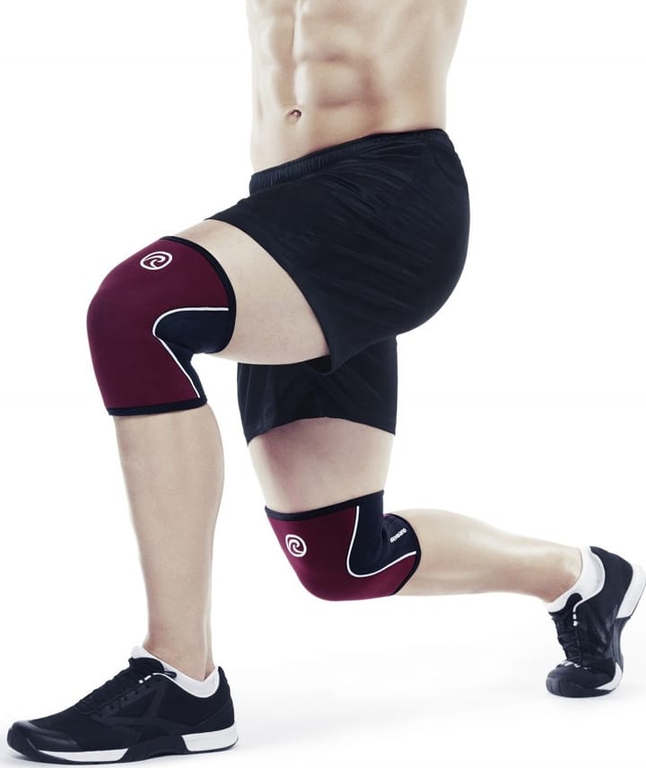 Rehband Rx Knee-Sleeve 5mm Black/Burgundy Rehband