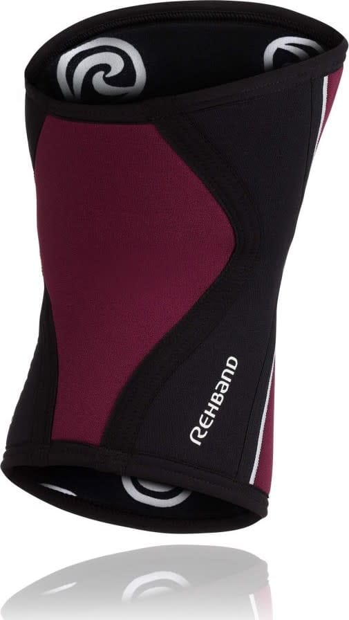 Rehband Rx Knee-Sleeve 5mm Black/Burgundy Rehband