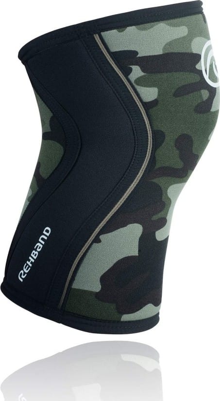Rehband Rx Knee-Sleeve 5mm Black/Camo Rehband