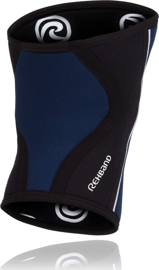 Rehband Rx Knee-Sleeve 5mm Black/Navy Rehband