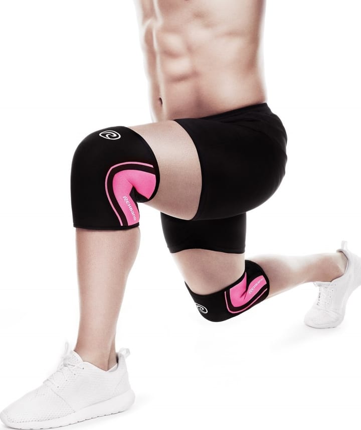 Rehband Rx Knee-Sleeve 5mm Black/Pink Rehband